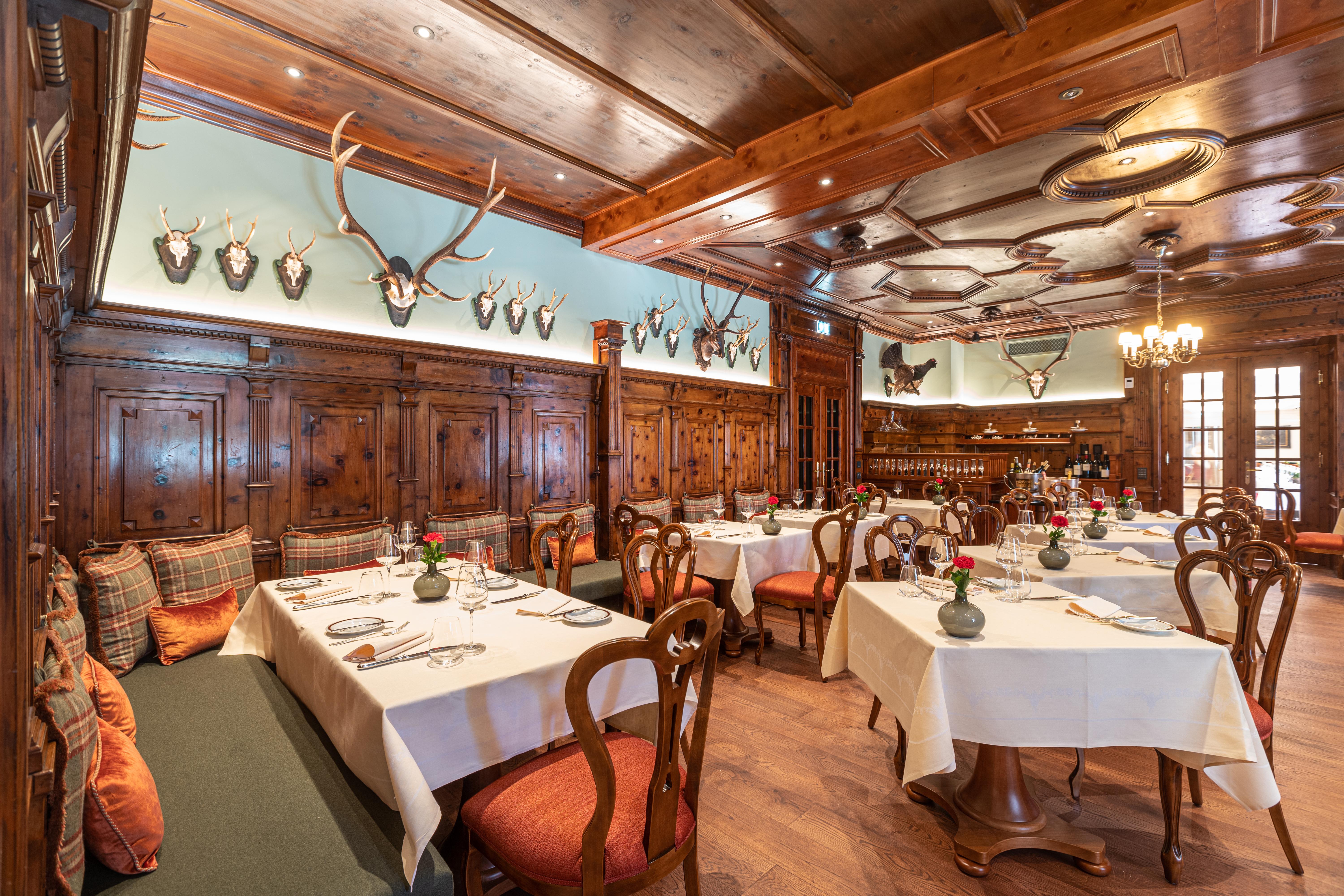 Hotel Sacher Salzburg Luaran gambar Restaurant in the Hotel Axelmannstein