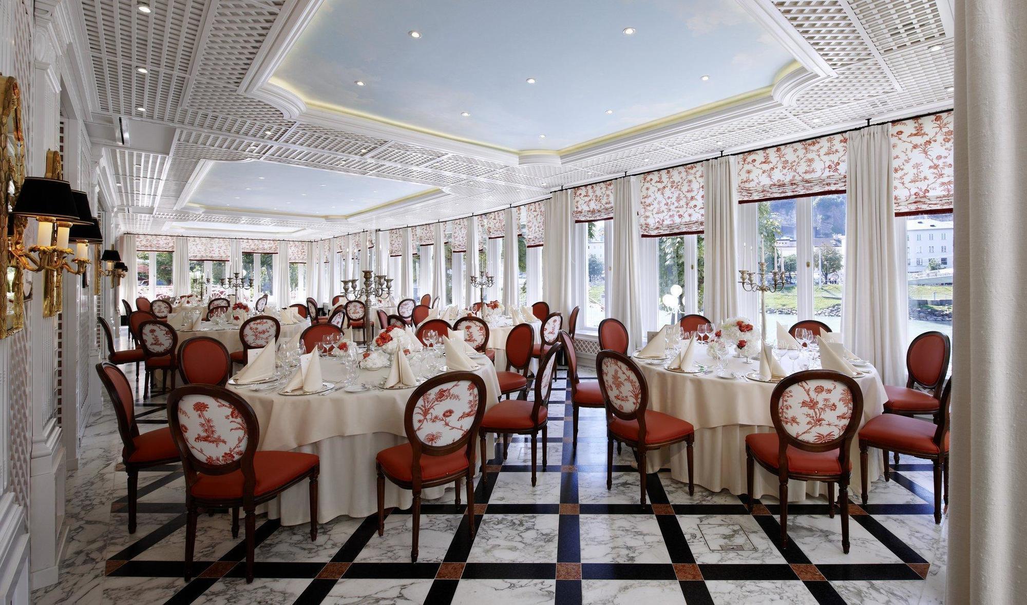 Hotel Sacher Salzburg Restoran gambar The restaurant